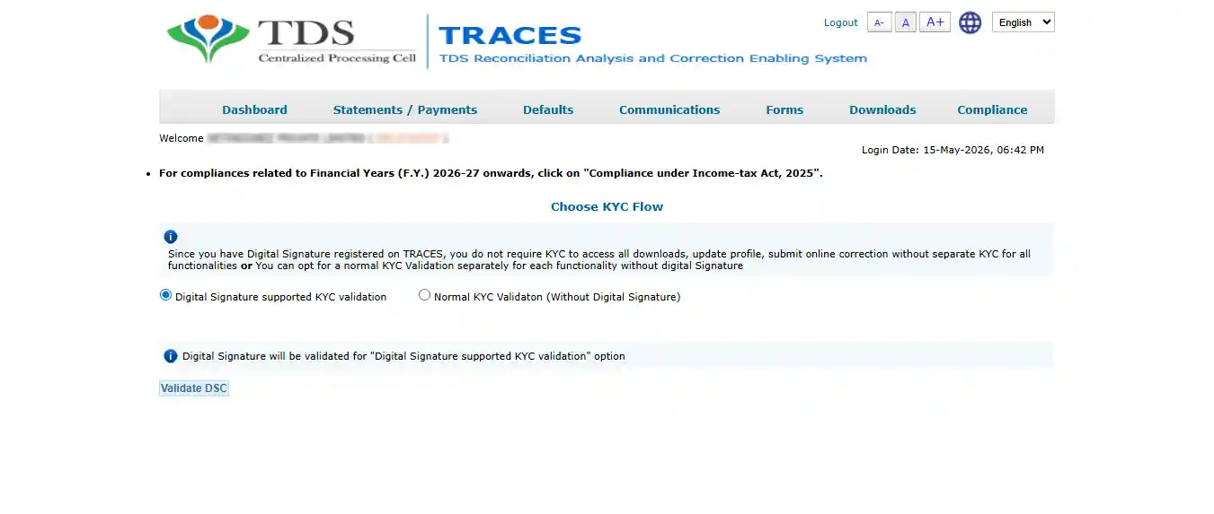 complete kyc validation