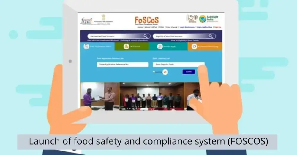 Launch of Food Safety Compliance System (FOSCOS)