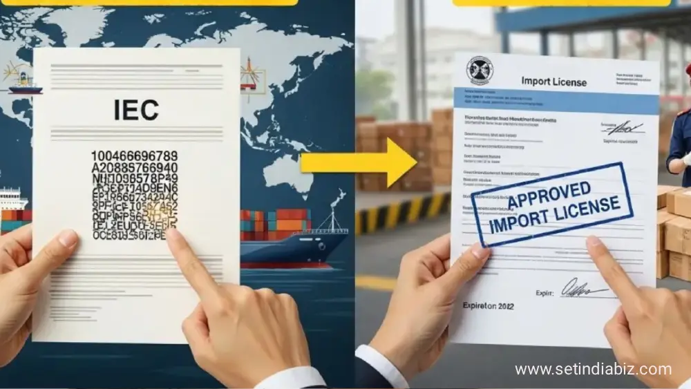 Difference between Import Export Code (IEC) and Import License