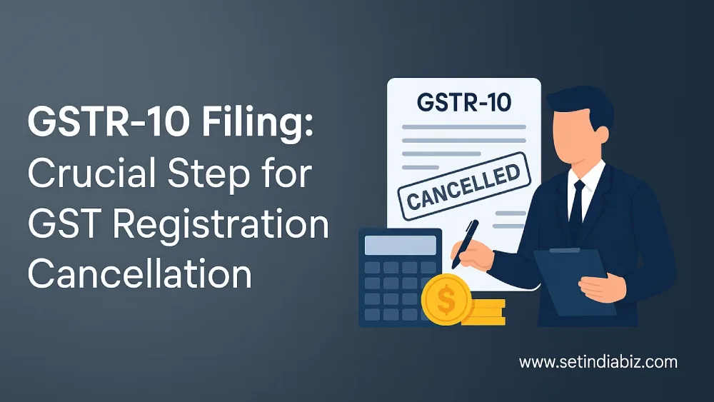 GSTR-10 Filing: Crucial Step for GST Registration Cancellation