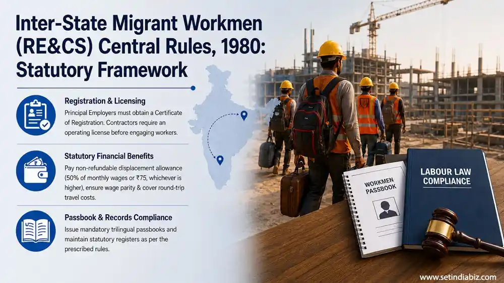 Inter-State Migrant Workmen (RE&CS) Central Rules, 1980: Statutory Framework