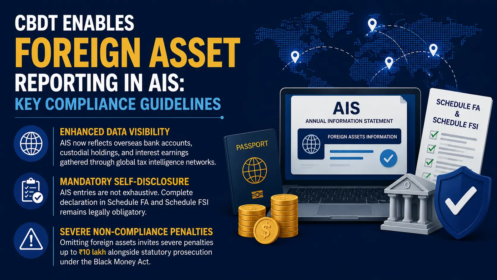 CBDT Enables Foreign Asset Reporting in AIS: Key Compliance Guidelines