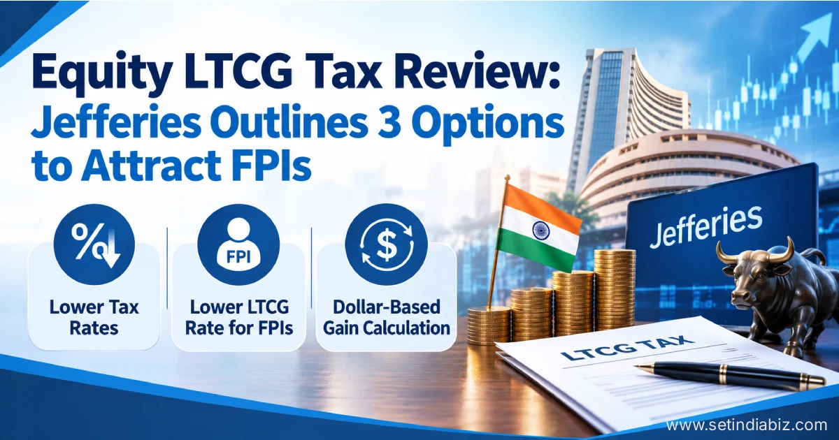 equity ltcg tax review fpi flows 2026