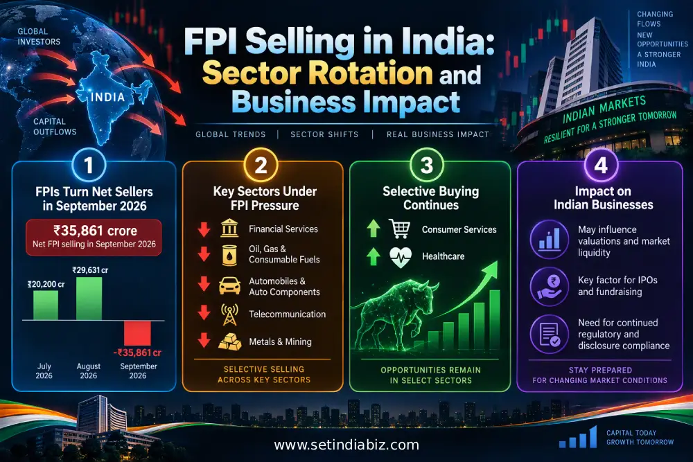 FPI Selling in India: Sector Rotation and Business Impact