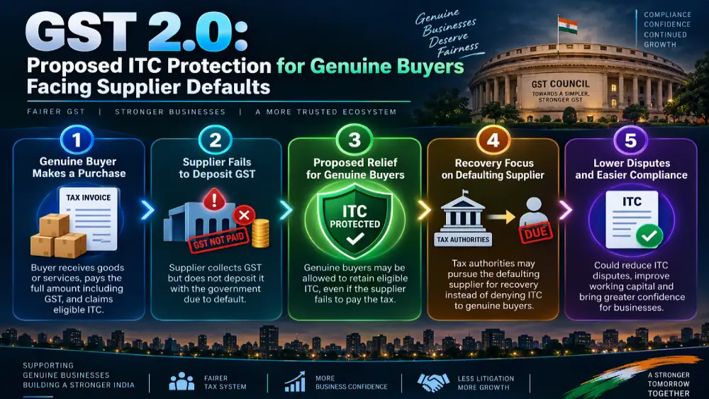 gst genuine buyers itc protection october 2026