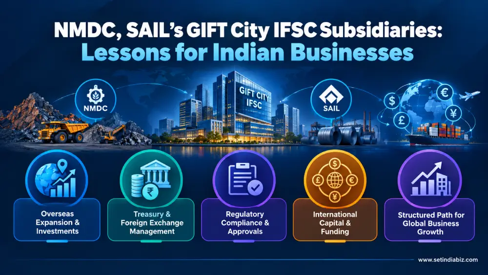 nmdc sail gift city ifsc overseas investment