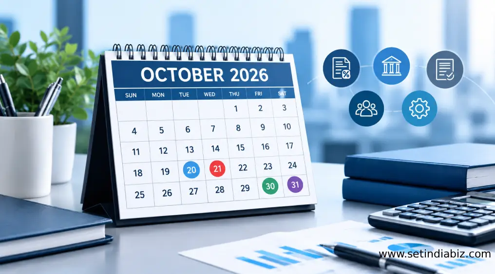 October 2026 Compliance Calendar: Tax Audit, TDS , GST & ROC Due Dates