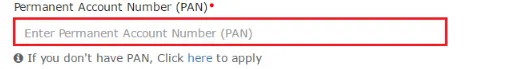 PAN number of the business