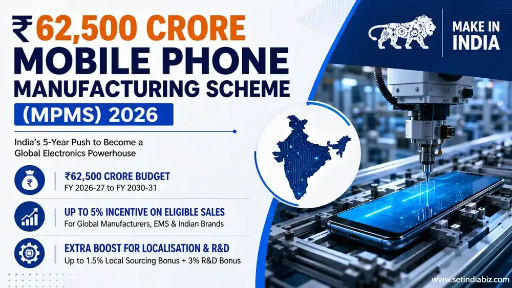 Unpacking the ₹62,500 Crore Mobile Phone Manufacturing Scheme (MPMS) 2026