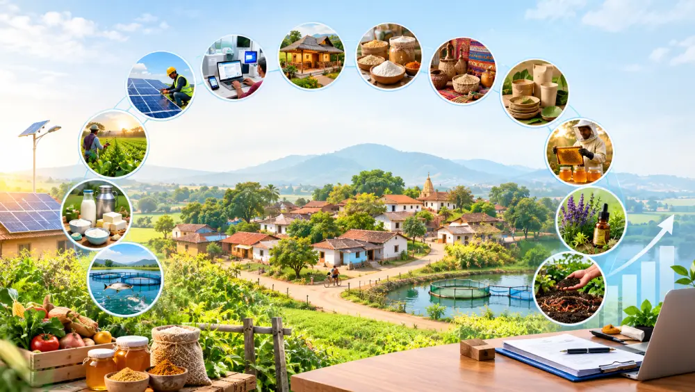 12 Business Ideas in Villages in India – Structure, Registration & Compliance
