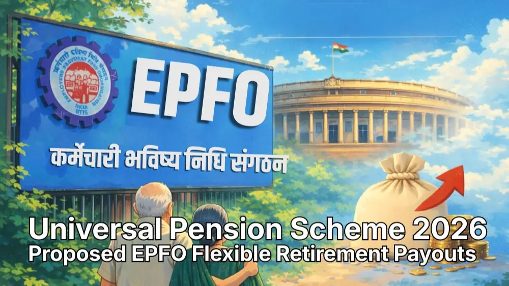 Universal Pension Scheme 2026: Proposed EPFO Flexible Retirement Payouts