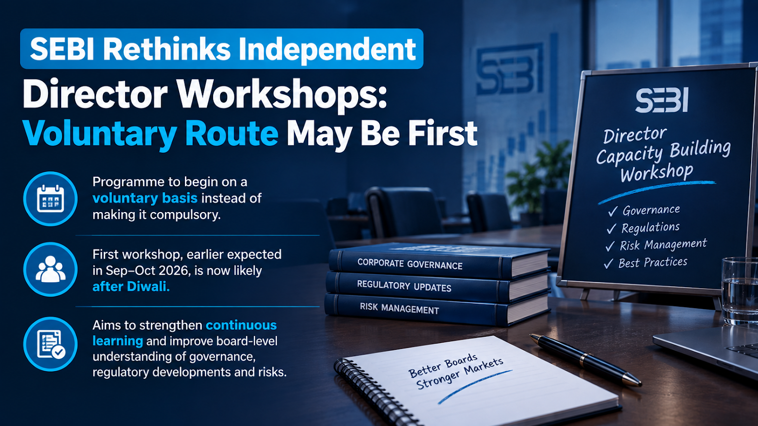 sebi independent director workshops voluntary