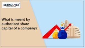 What is meant by authorised share capital of a company?