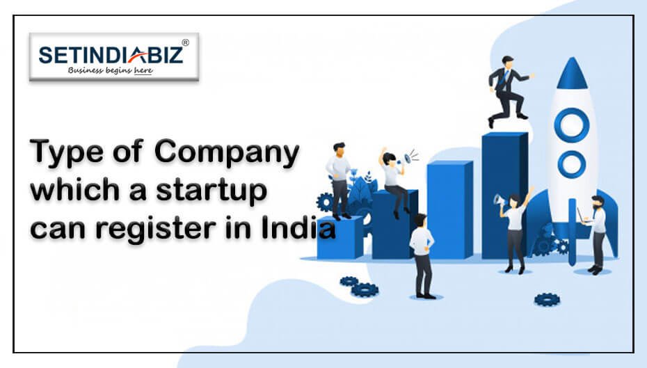 Different type of company which a startup can register in india